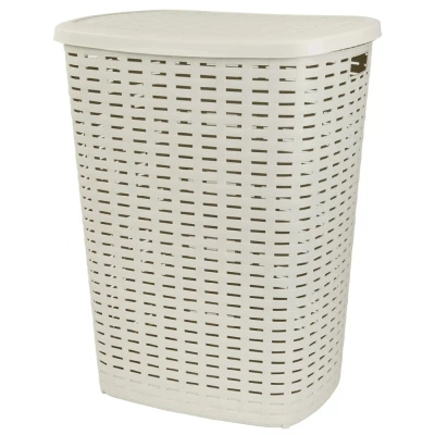 Корзина для белья Verde, бежевая, 50 л купить в отделе магазина Экономстрой