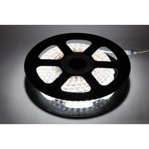 Лента светодиодная 4.8 Вт/м, холодная белая, 300 Лм/м 2835-220-60LED-IP67-W-20m, ЭРА