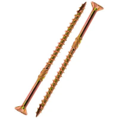 Саморез конструкционный потайной Torx по дереву, желтый цинк, 4х70 мм (200 шт) купить в отделе магазина Экономстрой