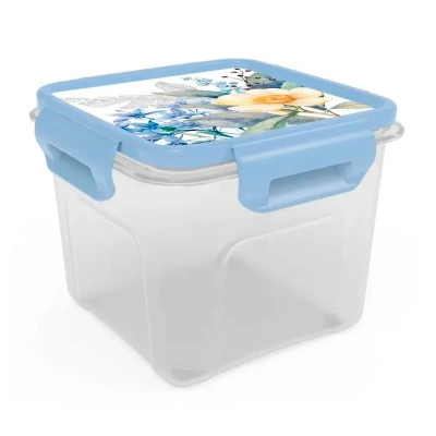 Контейнер квадратный Цветущий сад, 0,6 л купить в отделе магазина Экономстрой