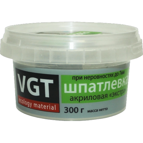 Шпатлевка ВГТ Экстра по дереву сосна 0,3 кг купить в отделе Готовые шпатлевки магазина Экономстрой
