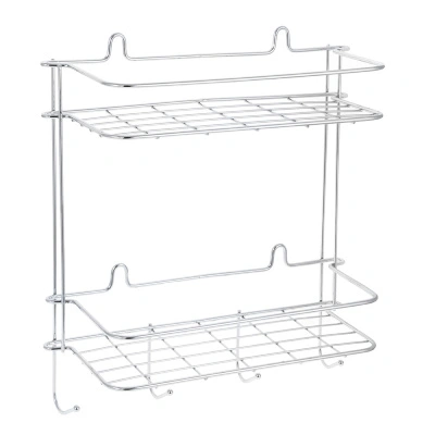 Полка прямая 2-х ярусная высокая "SLIM" 27.10.34 купить в отделе магазина Экономстрой