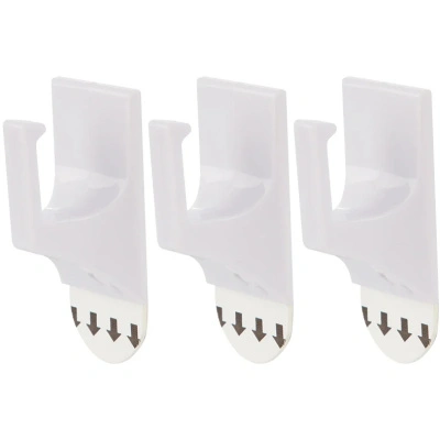 Крючки самоклеящиеся Park, ABS, 2,5х4,5 см, 3 шт