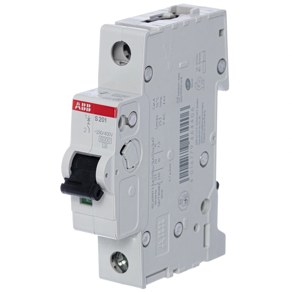 Автоматический выключатель ABB S201 C25, 1P (25А; 6kA), 2CDS251001R0254 купить в отделе Автоматы 1-полюсные магазина Экономстрой