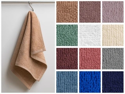 Полотенце махровое 100% хлопок, гладкокрашеное, 30х50 см купить в отделе магазина Экономстрой