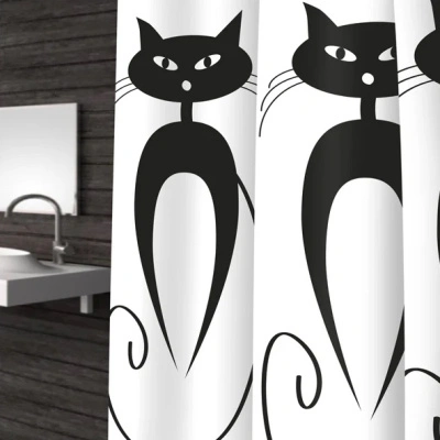 Штора для ванн Bacchetta Cats, 180х200 см купить в отделе магазина Экономстрой