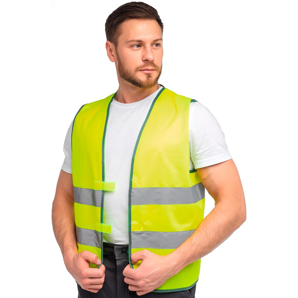 Жилет сигнальный флуоресцентный арт. J02 с СОП, желтый, р. (XL) 104-108/170-188 купить в отделе Жилеты светоотражающие магазина Экономстрой