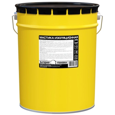 Мастика битумная изоляционная МБИ - 16 л (15 кг) купить в отделе магазина Экономстрой