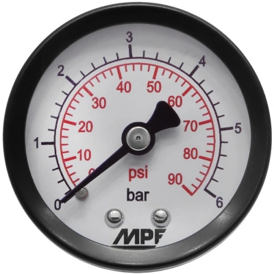 Манометр аксиальный, 6 Бар, класс точности 2,5, 1/4" наружная, MP-У ИС.161741 купить в отделе магазина Экономстрой