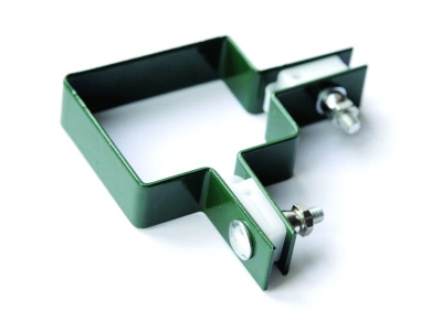 Крепление хомут угловой 62х55 мм зеленый RAL 6005 купить в отделе магазина Экономстрой