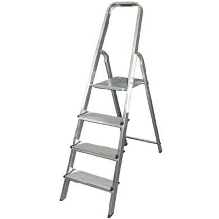 Стремянка алюминиевая, 4 ступени, 0,82 м / 2,91 м купить в отделе Лестницы, стремянки магазина Экономстрой