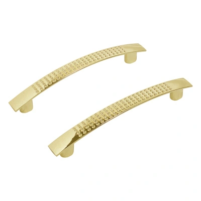 Ручка-скоба мебельная StahlBuro A345-96, 2 шт, CP золото купить в отделе магазина Экономстрой