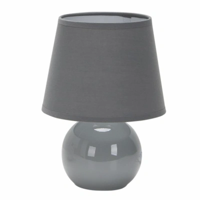 Светильник настольный с абажуром LE TL ALICE 02 GREY, Е14, 60 Вт, серый купить в отделе магазина Экономстрой