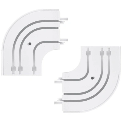 Поворотный элемент "Хит", 3 ряда карниза, (левый+правый), 15х15 см купить в отделе магазина Экономстрой