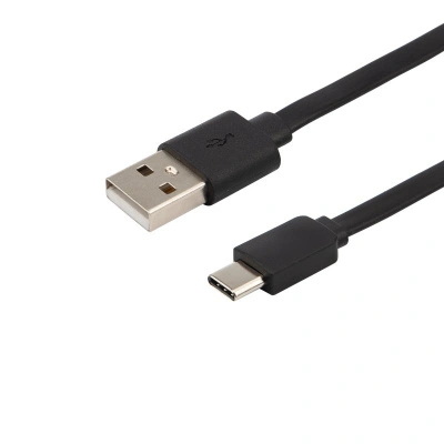 Кабель Rexant, черный, 1 м, 2,4A, USB-Type-C