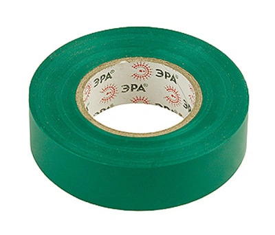 Изолента ПВХ ЭРА 15мм х 20м зеленая купить в отделе магазина Экономстрой
