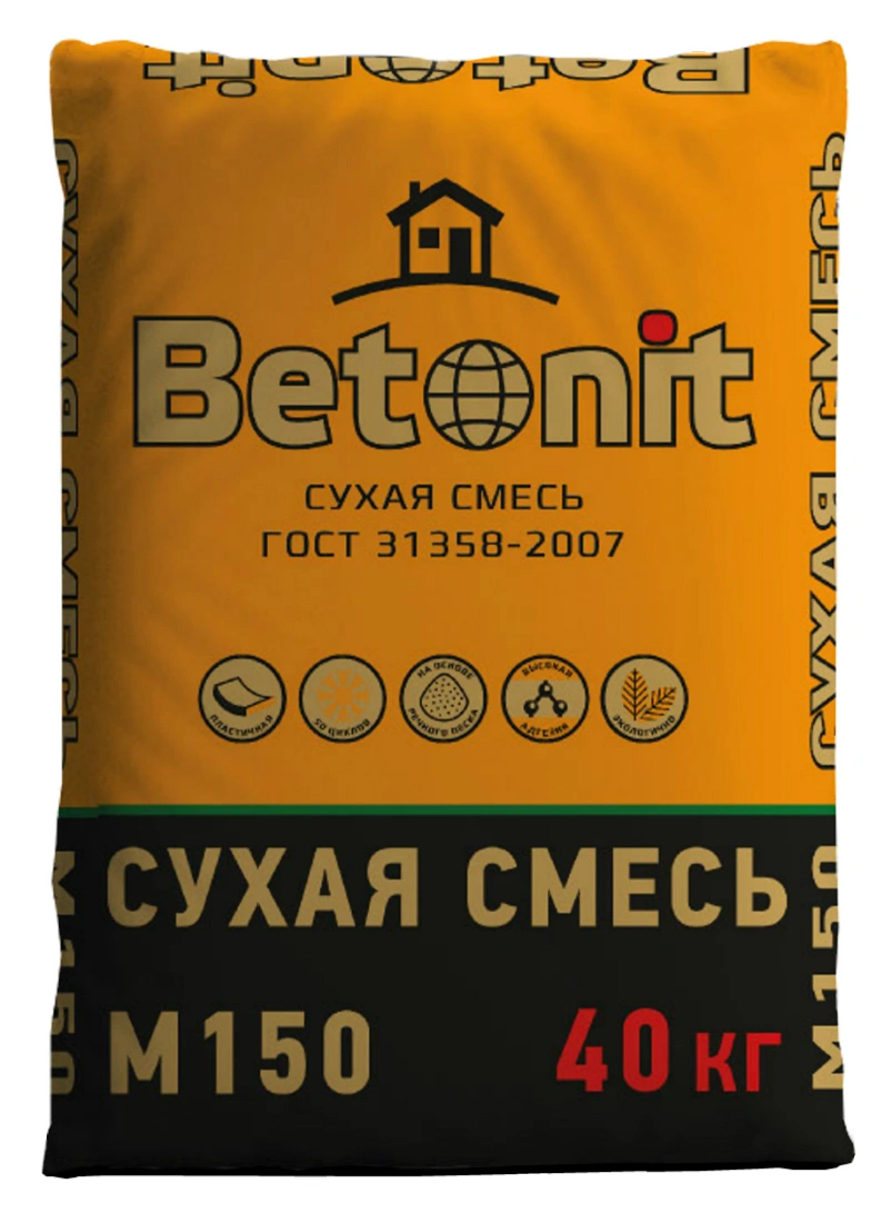 Сухая смесь М-150 универсальная Betonit, 40 кг купить в отделе Цементно-песчаные смеси магазина Экономстрой