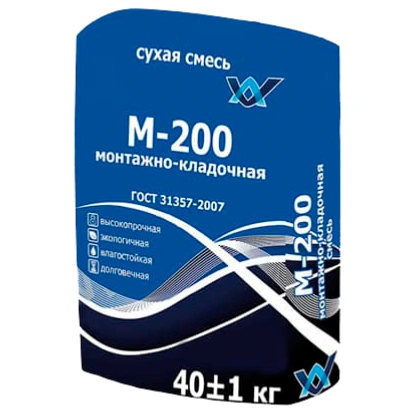 Сухая смесь универсальная М-200 ФинСтрой (ГОСТ), 40 кг купить в отделе Цементно-песчаные смеси магазина Экономстрой