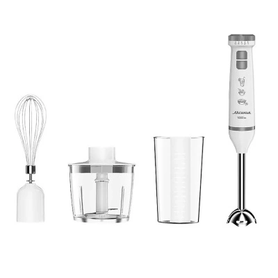 Блендер Аксинья КС-307В, 5 скоростей, 1000 Вт, белый с серым купить в отделе магазина Экономстрой