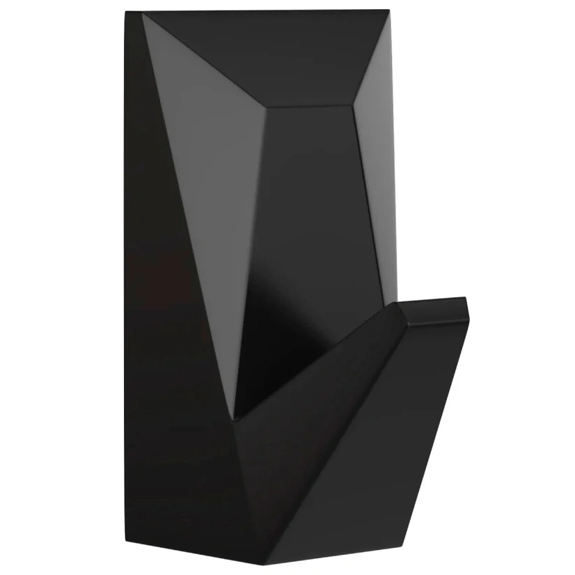 Крючок одинарный для ванной Kleber ICE Black купить в отделе Крючки, системы крепления магазина Экономстрой