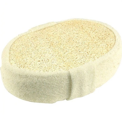 Мочалка из люфы овальная для бани и сауны, 13х17 см, ТМ Бацькина баня купить в отделе магазина Экономстрой