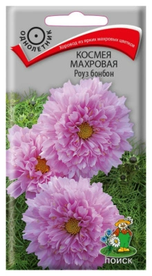 Семена Космея махровая Роуз Бонбон, 0,1 гр.