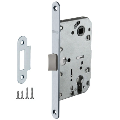 Замок врезной Punto, PL85-50/BL AL, алюминий купить в отделе магазина Экономстрой