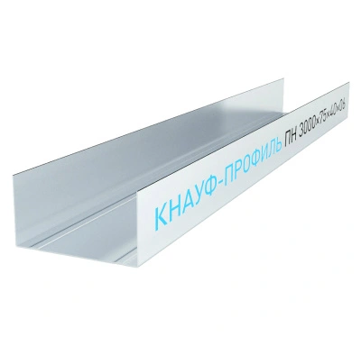 Профиль направляющий Knauf ПН-4, 75х40 мм (0,6 мм), 3 м купить в отделе магазина Экономстрой