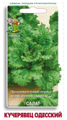 Семена Салат Кучерявец Одесский, 1 гр. купить в отделе магазина Экономстрой