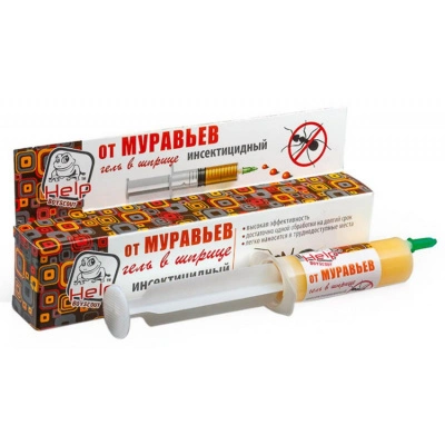 Гель HELP от муравьев в шприце инсектицидный 30 г 80273