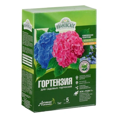 Удобрение для гортензий Ивановское, 1 кг купить в отделе магазина Экономстрой