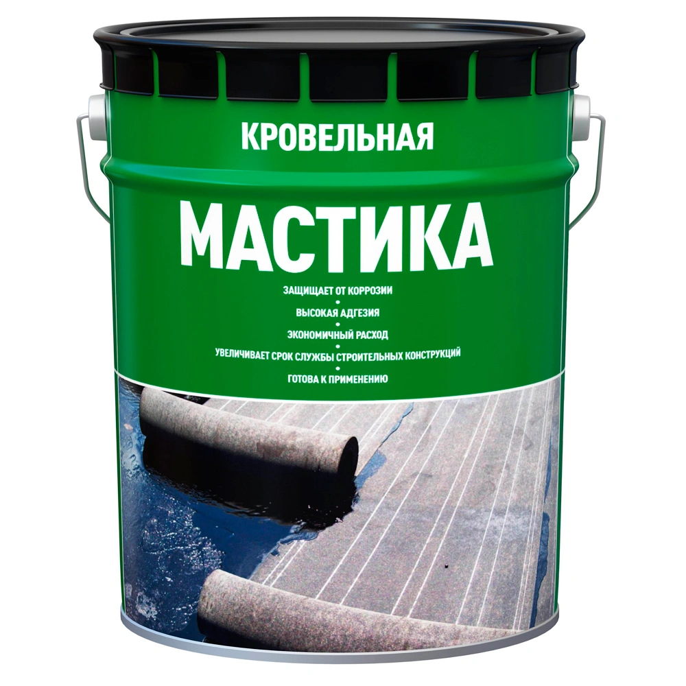 Мастика битумная кровельная Старт, 21,5 л/19 кг (металл) купить в отделе Битумная гидроизоляция магазина Экономстрой