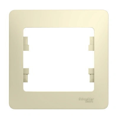 Рамка Schneider Electric, Glossa, 1 пост, бежевый купить в отделе магазина Экономстрой