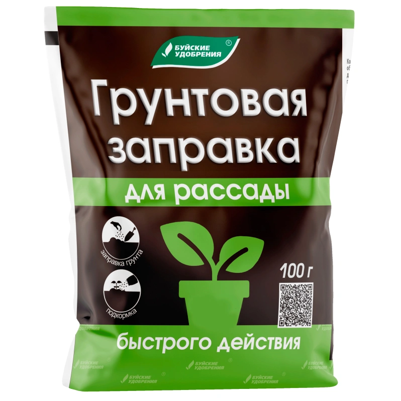 Грунтовая заправка Для рассады, 100 г (БХЗ) купить в отделе Удобрения для рассады магазина Экономстрой