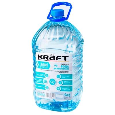 Вода дистиллированная, 10 л
