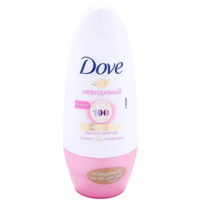 Антиперспирант роликовый Dove Невидимый Нежность лепестков, 50 мл купить в отделе магазина Экономстрой