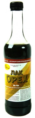 Лак ХВ-784 НОВБЫТХИМ по дереву орех 0,5л купить в отделе магазина Экономстрой