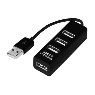 Разветвитель USB Rexant, черный, на 4 порта