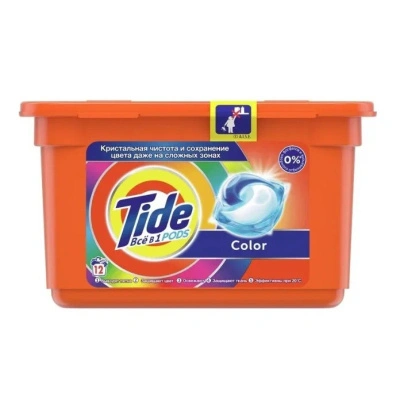 Капсулы для стирки Tide Pods Color, 12 шт купить в отделе магазина Экономстрой