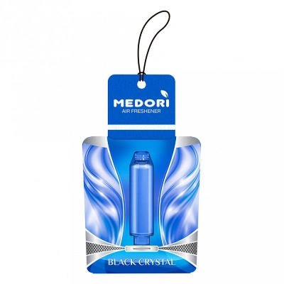 Ароматизатор автомобильный подвесной "Пуля" Medori, с пробником аромата, черный лед купить в отделе магазина Экономстрой
