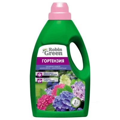 Удобрение минеральное Робин Грин, для гортензий, 1 л купить в отделе магазина Экономстрой