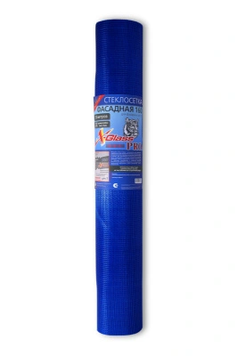 Сетка стеклотканевая фасадная X-Glass Pro, ячейка 5х5 мм, 1х50 м купить в отделе магазина Экономстрой