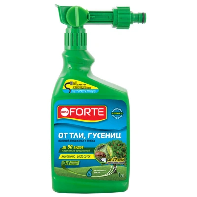 Средство от тли гусениц и других насекомых, эжектор 1л, Bona Forte купить в отделе магазина Экономстрой