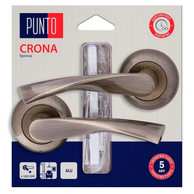 Ручка Punto раздельная LM/A R.TL54.CRONA/HD ABG-6, бронза купить в отделе магазина Экономстрой