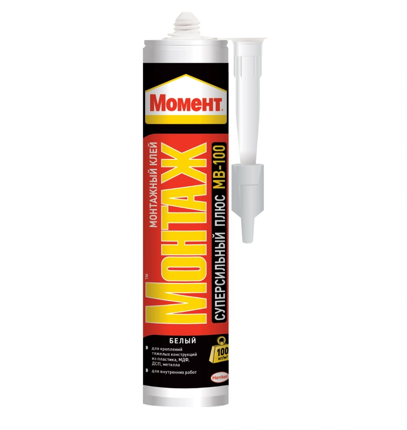 Жидкие гвозди МОМЕНТ Монтаж суперсильный плюс 400 г Henkel от магазина Экономстрой