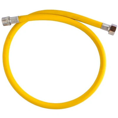 Шланг для газа Elka, ПВХ, желтый, гайка/штуцер, 1/2", 80 см купить в отделе магазина Экономстрой