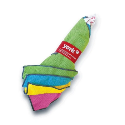 Салфетка из микрофибры York, 4 шт, 30х30 см купить в отделе магазина Экономстрой