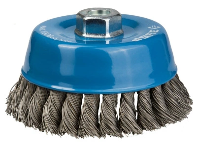 Щетка чашечная для УШМ (100 мм; М14), стальная проволока, Зубр 35275-100 купить в отделе магазина Экономстрой