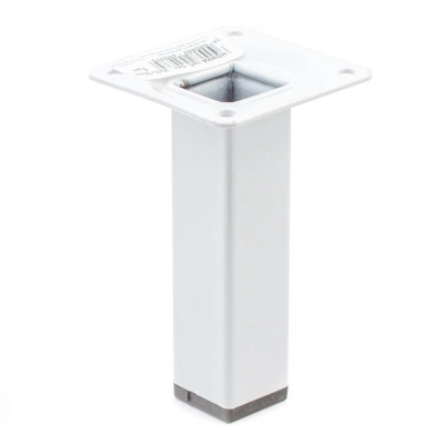 Ножка мебельная 25x25x100 мм (белый 1 шт) Стройбат купить в отделе магазина Экономстрой