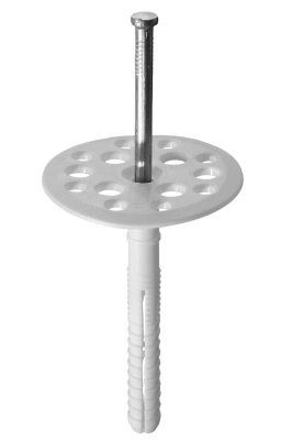 Дюбель для изоляции IZM с металлическим гвоздём, 10х120 мм (50 шт) купить в отделе магазина Экономстрой